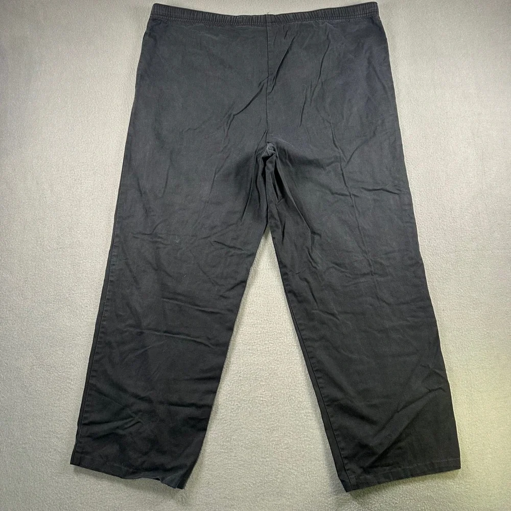 Orvis Sporting Traditions Mens Black Tencel Cotton Drawstring Casual Pants M